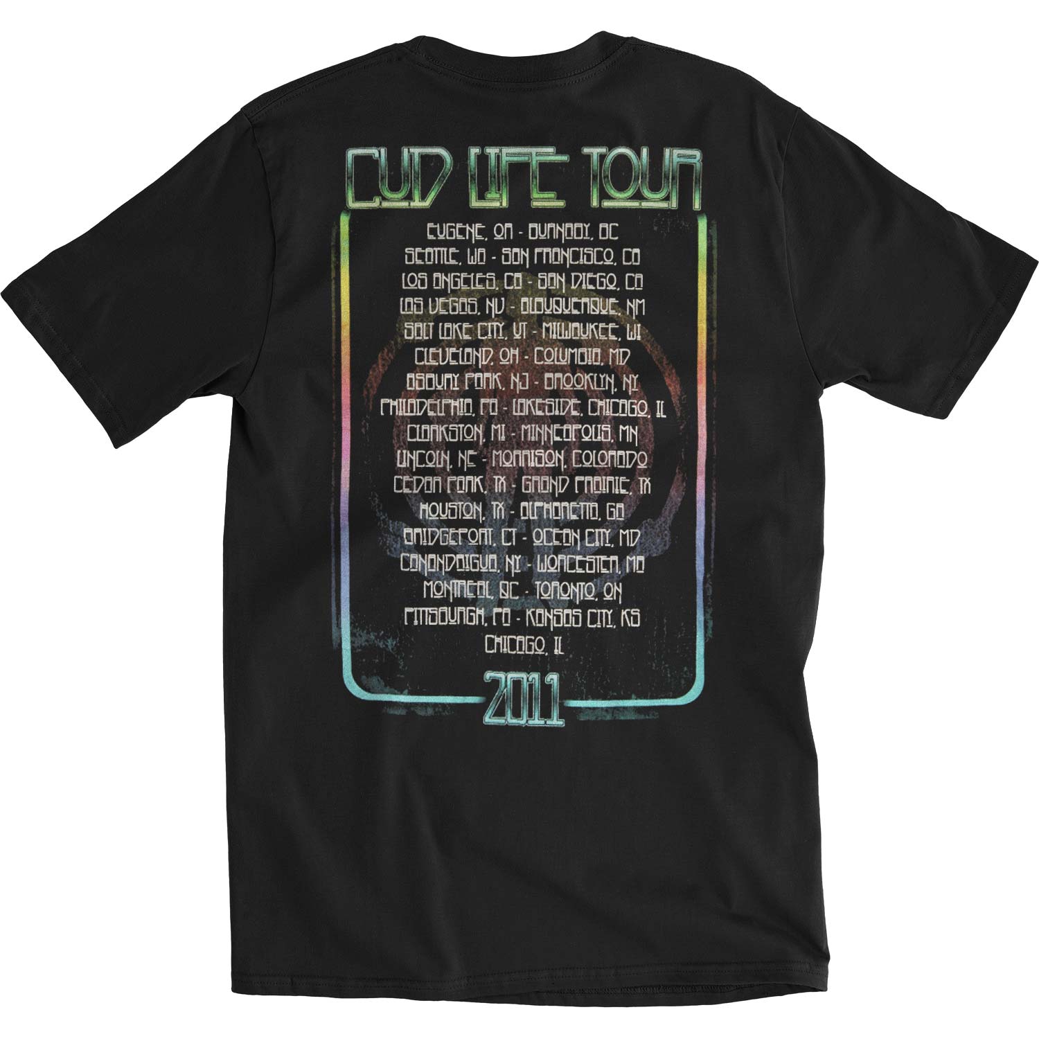 Colors 2011 Tour Slim Fit T-shirt Hoodie, Sweatshirt | CiraTrend.com (Image 2)