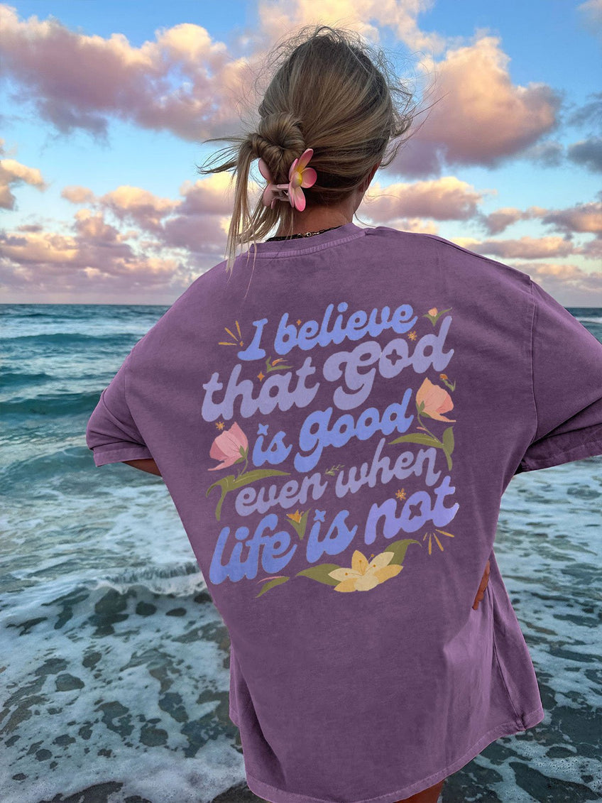 God Is Good Double Sided DesignWashed Christian T-shirt Hoodie, Sweatshirt | CiraTrend.com (Image 1)