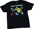 Avatar the Last Airbender Mens T-Shirt - 4 Nations Symbols & Map Hoodie, Sweatshirt | CiraTrend.com