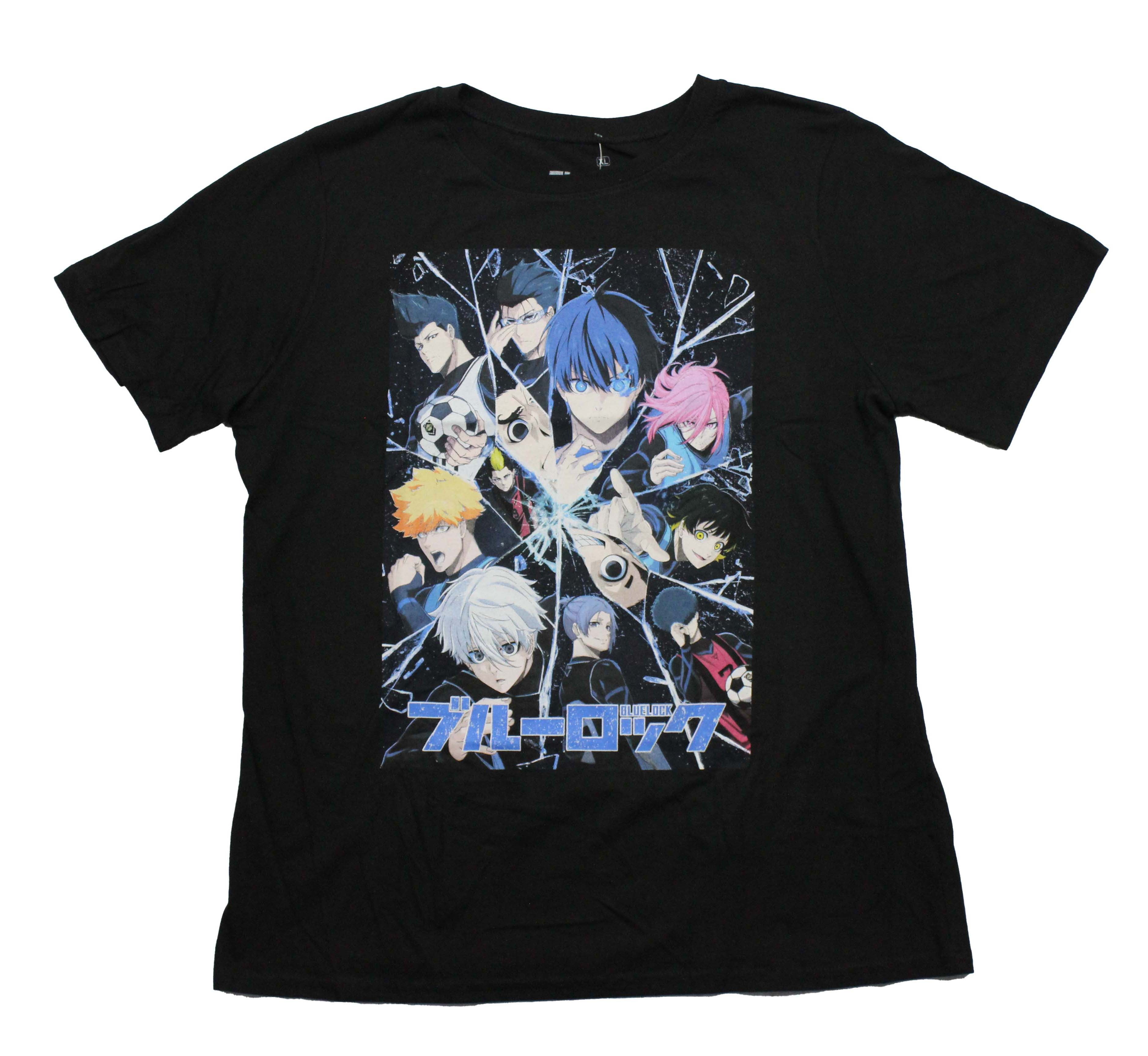 Blue Lock Mens T-Shirt - Cast In Shattered Glass Above Kanji Hoodie, Sweatshirt | CiraTrend.com