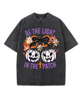 Be The Light Unisex Washed Christian T-shirt Style005 Hoodie, Sweatshirt | CiraTrend.com (Image 1)