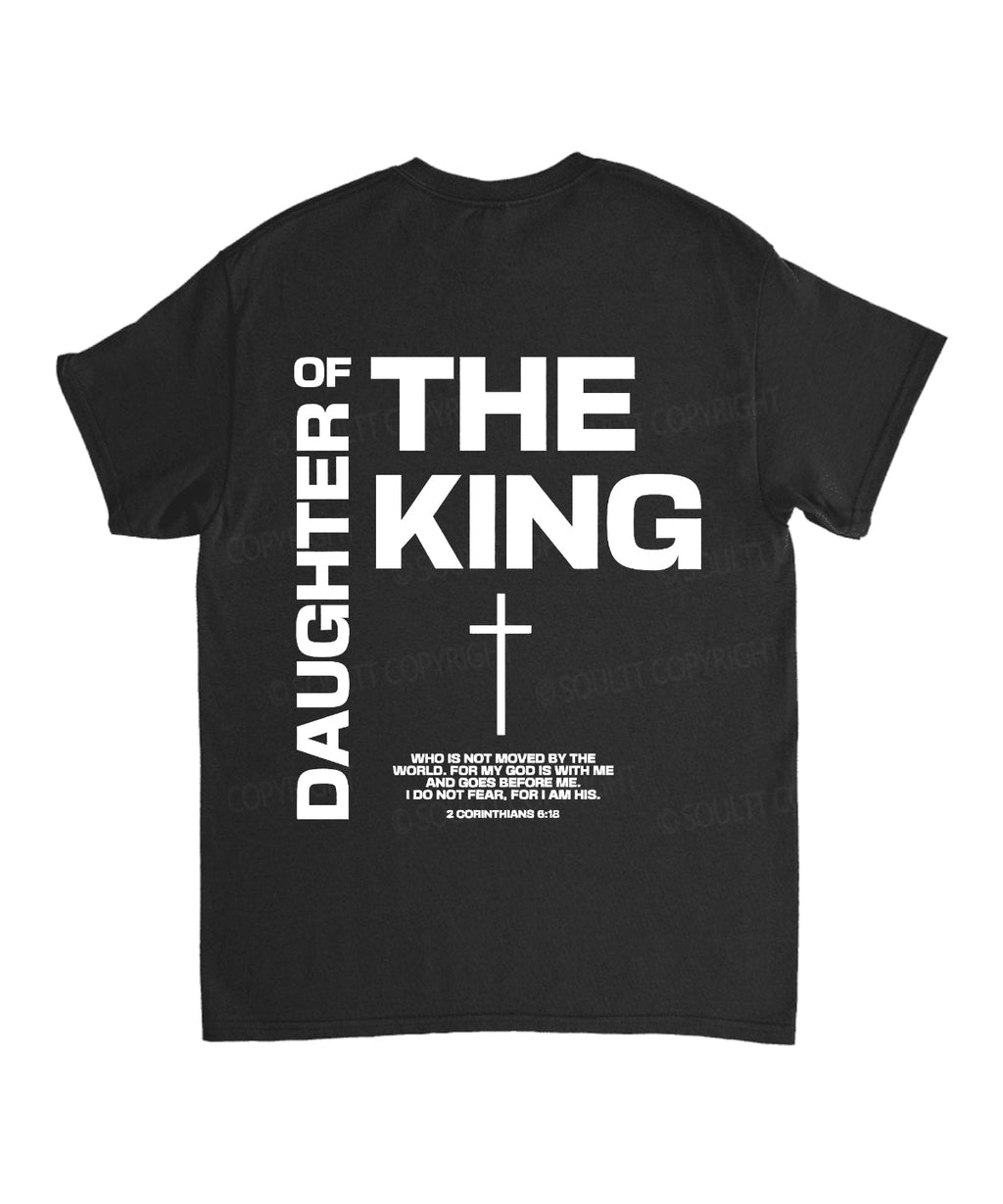Daughter King Double Sided Cotton Christian Style001 T-Shirts, Hoodie, Sweatshirt