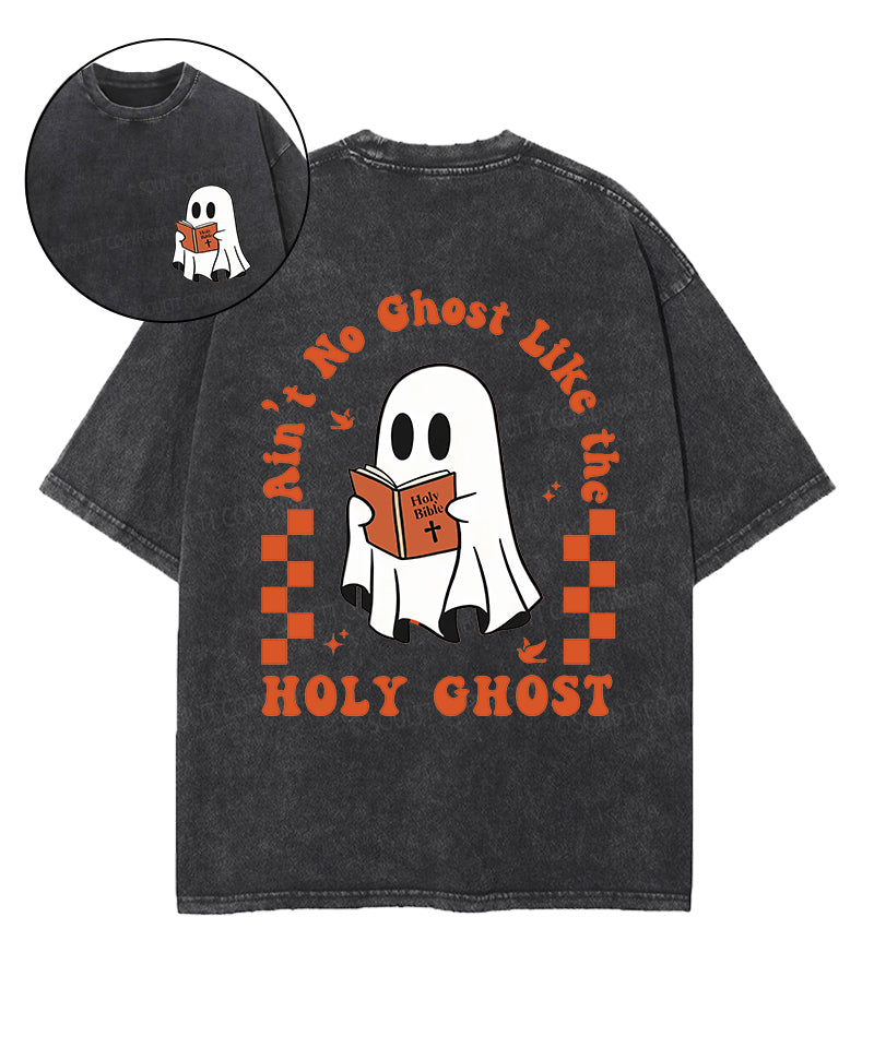 No Ghost Like Holy Ghost Double Sided Unisex Washed Christian T-shirt Hoodie, Sweatshirt | CiraTrend.com (Image 1)