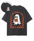 No Ghost Like Holy Ghost Double Sided Unisex Washed Christian T-shirt Hoodie, Sweatshirt | CiraTrend.com (Image 1)