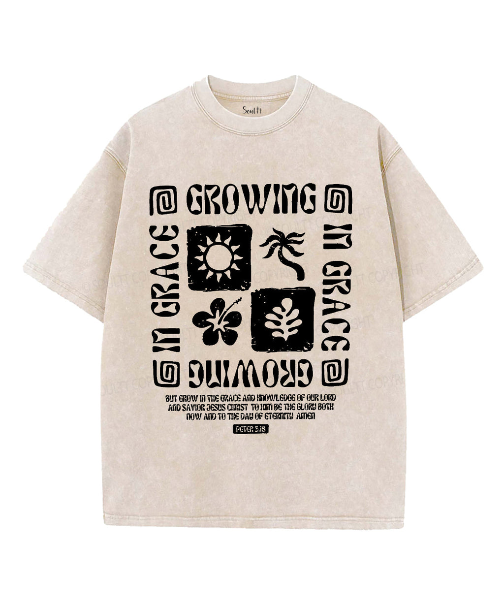 Growing In Grace Washed Christian T-shirt Style001 Hoodie, Sweatshirt | CiraTrend.com (Image 2)