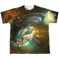 Battle Ships Sublimation T-shirt Hoodie, Sweatshirt | CiraTrend.com (Image 1)