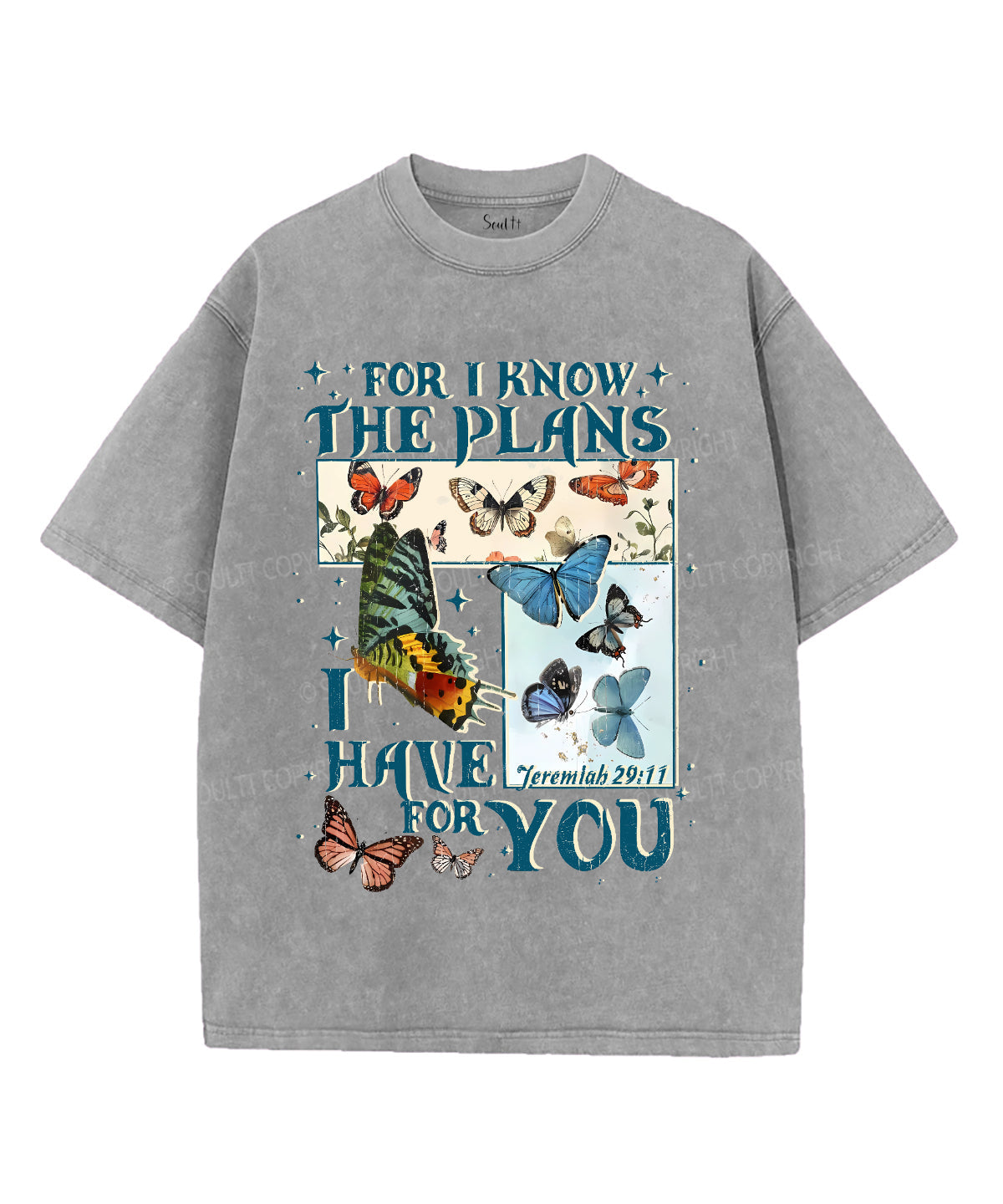 The Plans I Have For You Unisex Washed Christian T-shirt Style002 Hoodie, Sweatshirt | CiraTrend.com (Image 2)