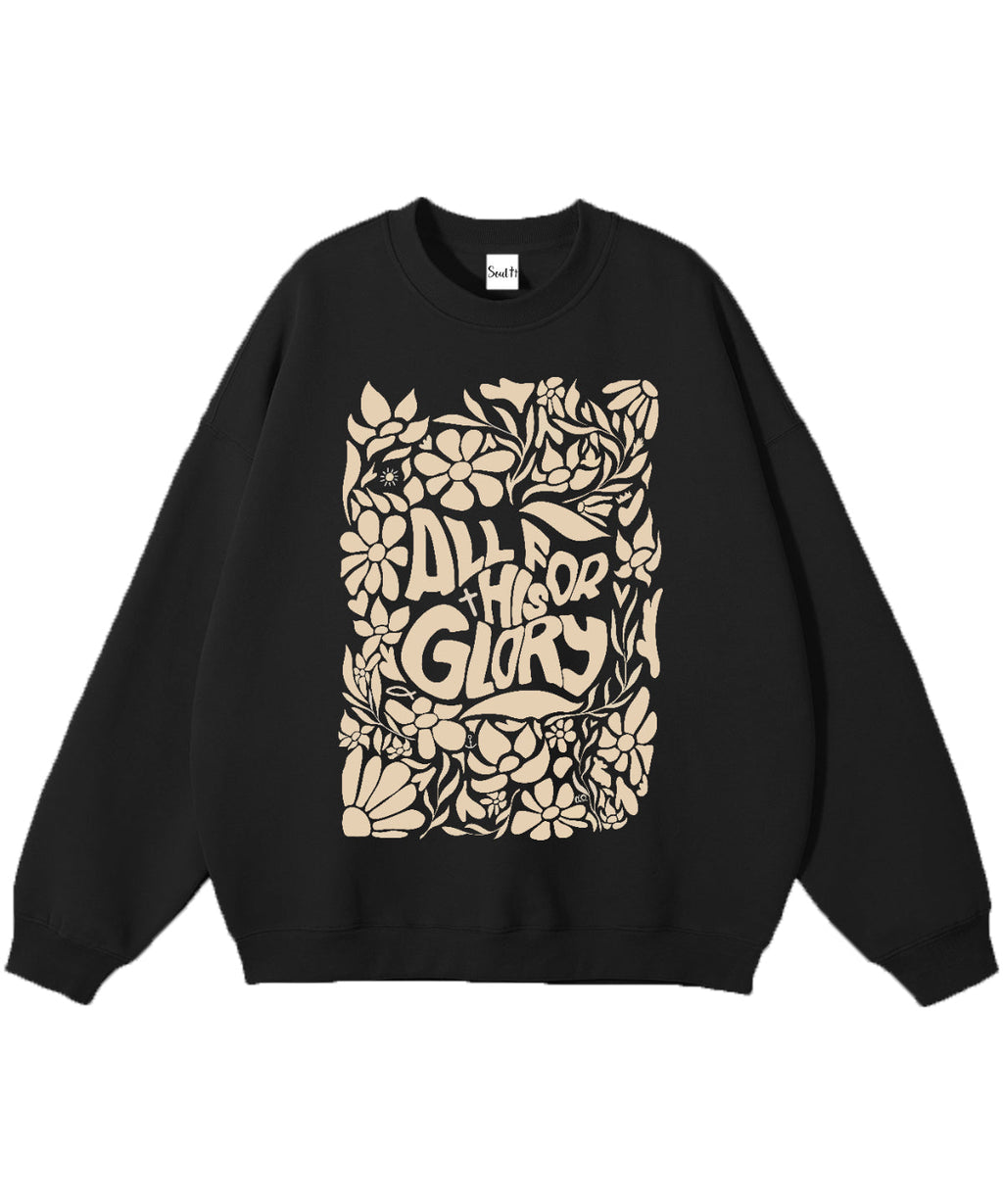 All For His Glory Cotton Christian Sweatshirt T-Shirts, Hoodie | CiraTrend.com (Image 3)