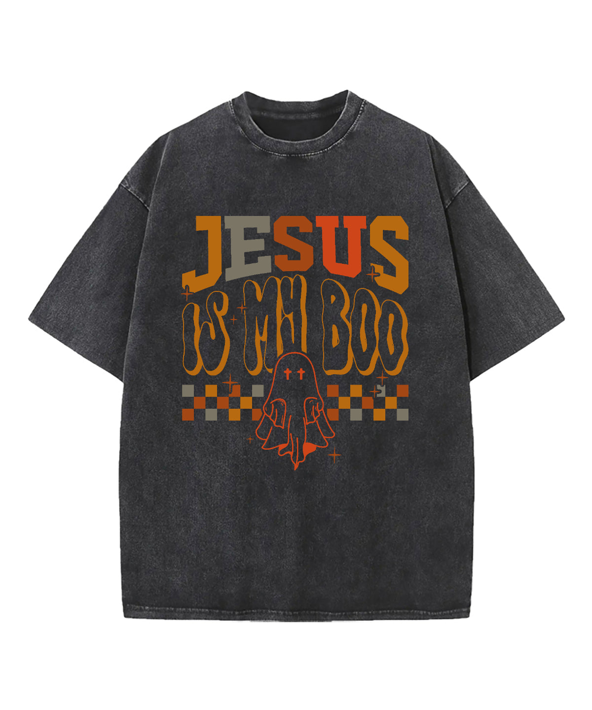Jesus Is My Boo Washed Christian T-shirt Hoodie, Sweatshirt | CiraTrend.com (Image 2)