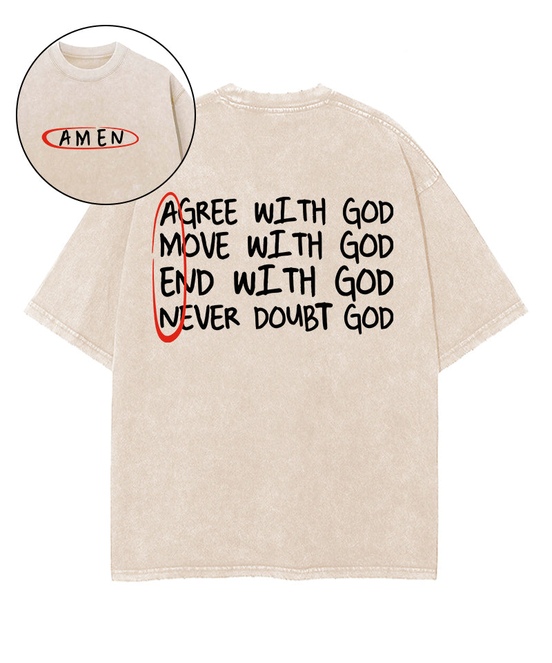 AMEN Washed Christian T-shirt Hoodie, Sweatshirt | CiraTrend.com (Image 1)