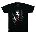 Ghost Face Mens T-Shirt - Holding Bloody Knife Along Red & White Kanji Hoodie, Sweatshirt | CiraTrend.com