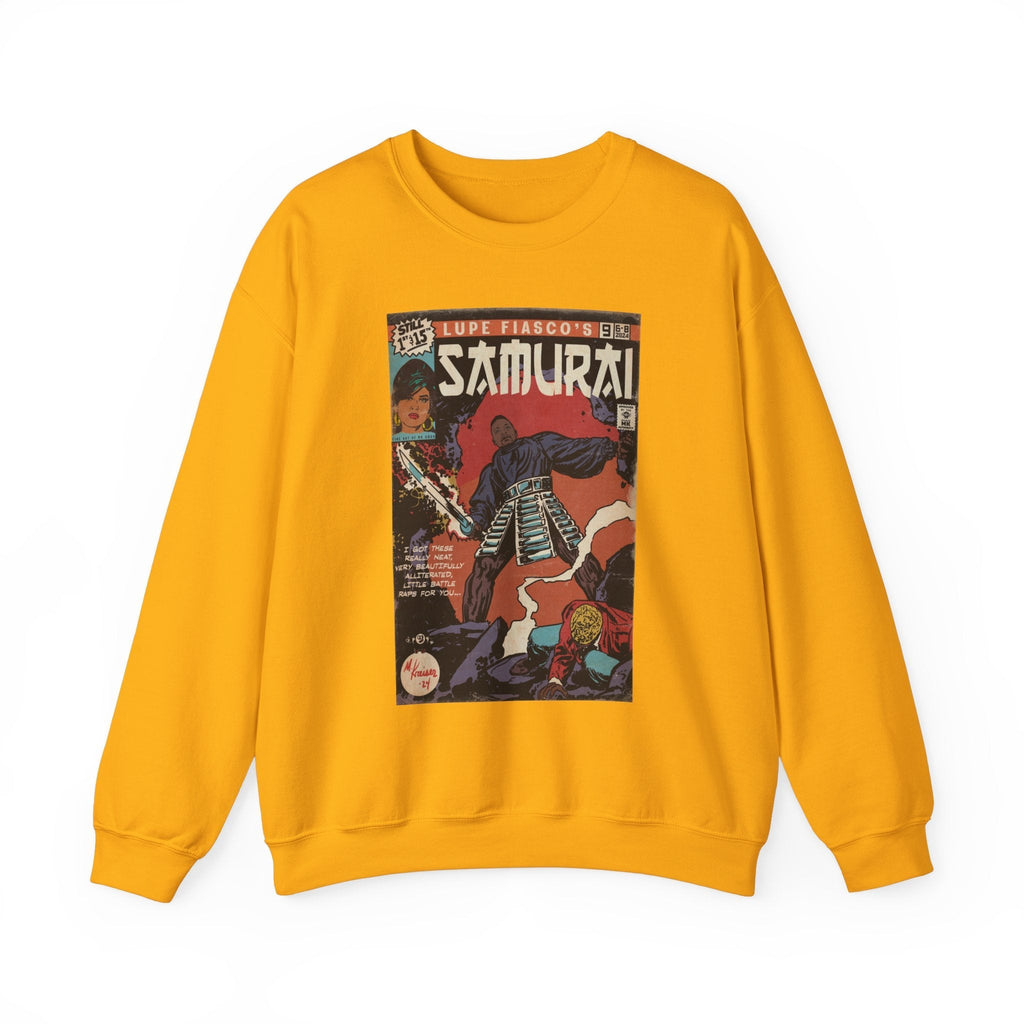 Samurai Unisex Heavy BlendÃ¢â€žÂ¢ Crewneck Sweatshirt T-Shirts, Hoodie | CiraTrend.com (Image 5)