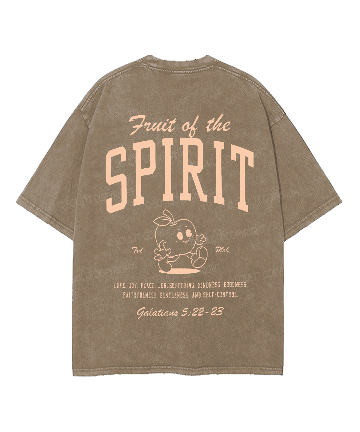 Fruit Spirit Double Sided Washed Christian Style027 T-Shirts, Hoodie, Sweatshirt