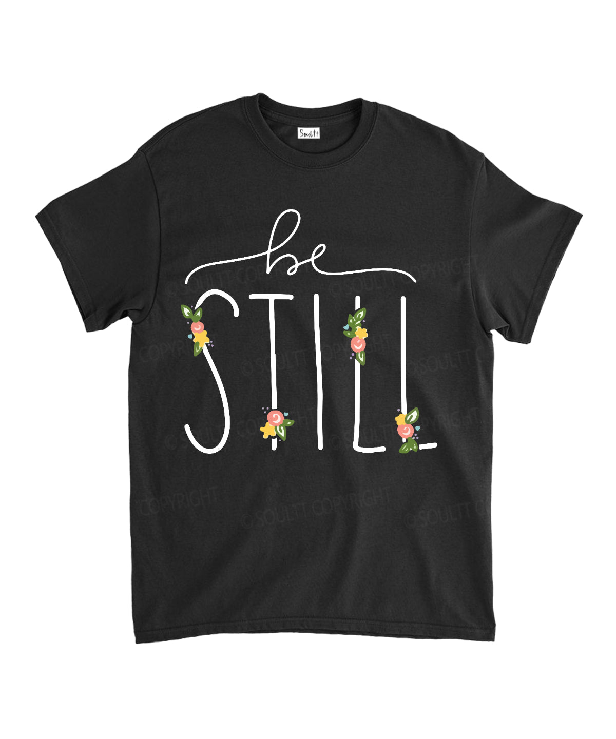 Be Still Unisex Cotton Christian T-Shirt Hoodie, Sweatshirt | CiraTrend.com (Image 2)