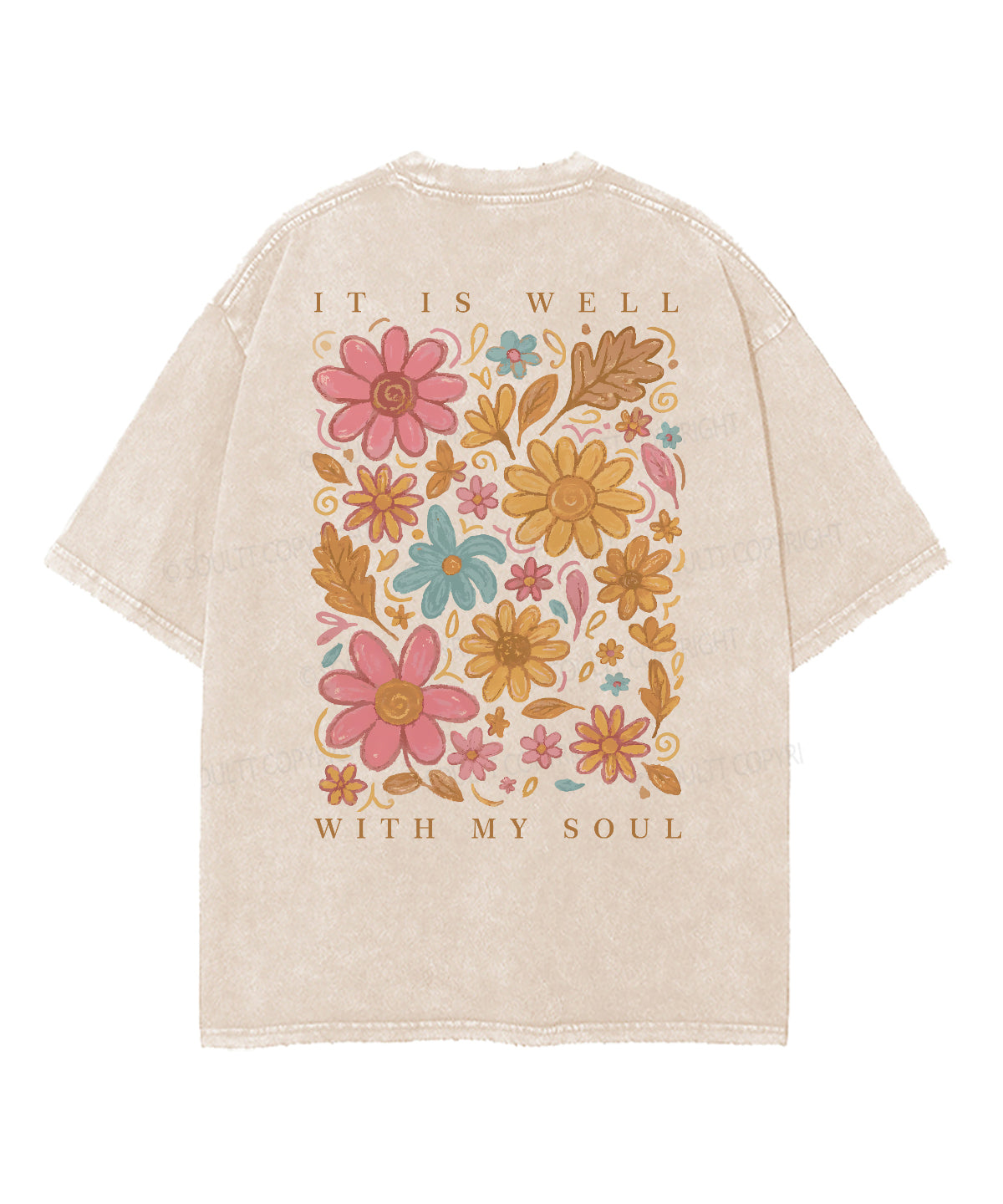 Is Well My Soul Double Sided Washed Christian Style013 T-Shirts, Hoodie, Sweatshirt