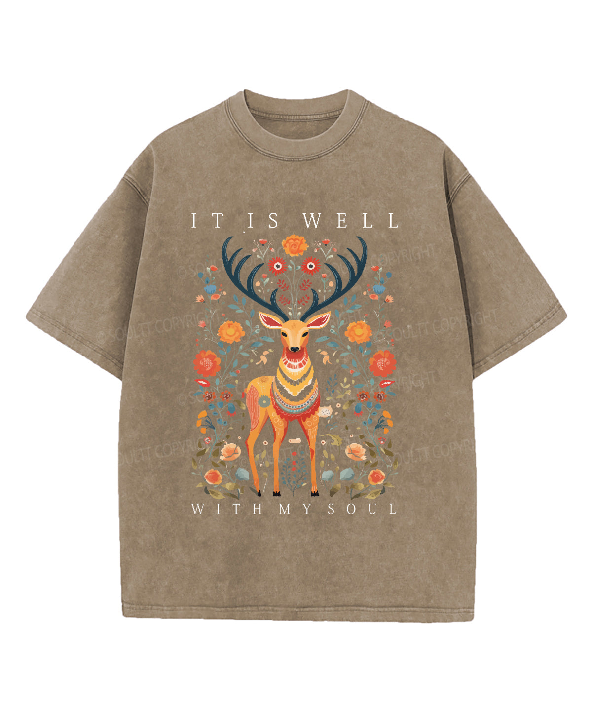 It Is Well With My Soul Washed Christian T-shirt Style020 Hoodie, Sweatshirt | CiraTrend.com (Image 5)