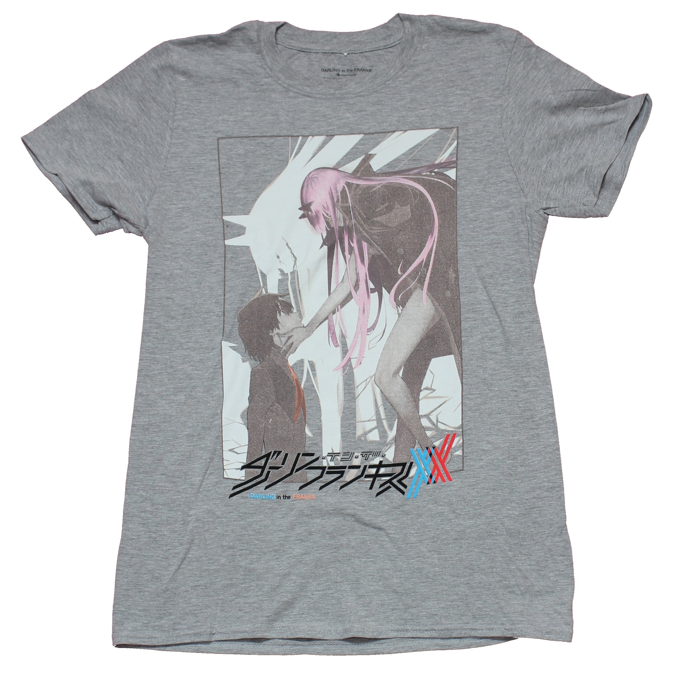 Darling in the Franxx Mens T-Shirt - Hiro And Zero Two Logo Hoodie, Sweatshirt | CiraTrend.com