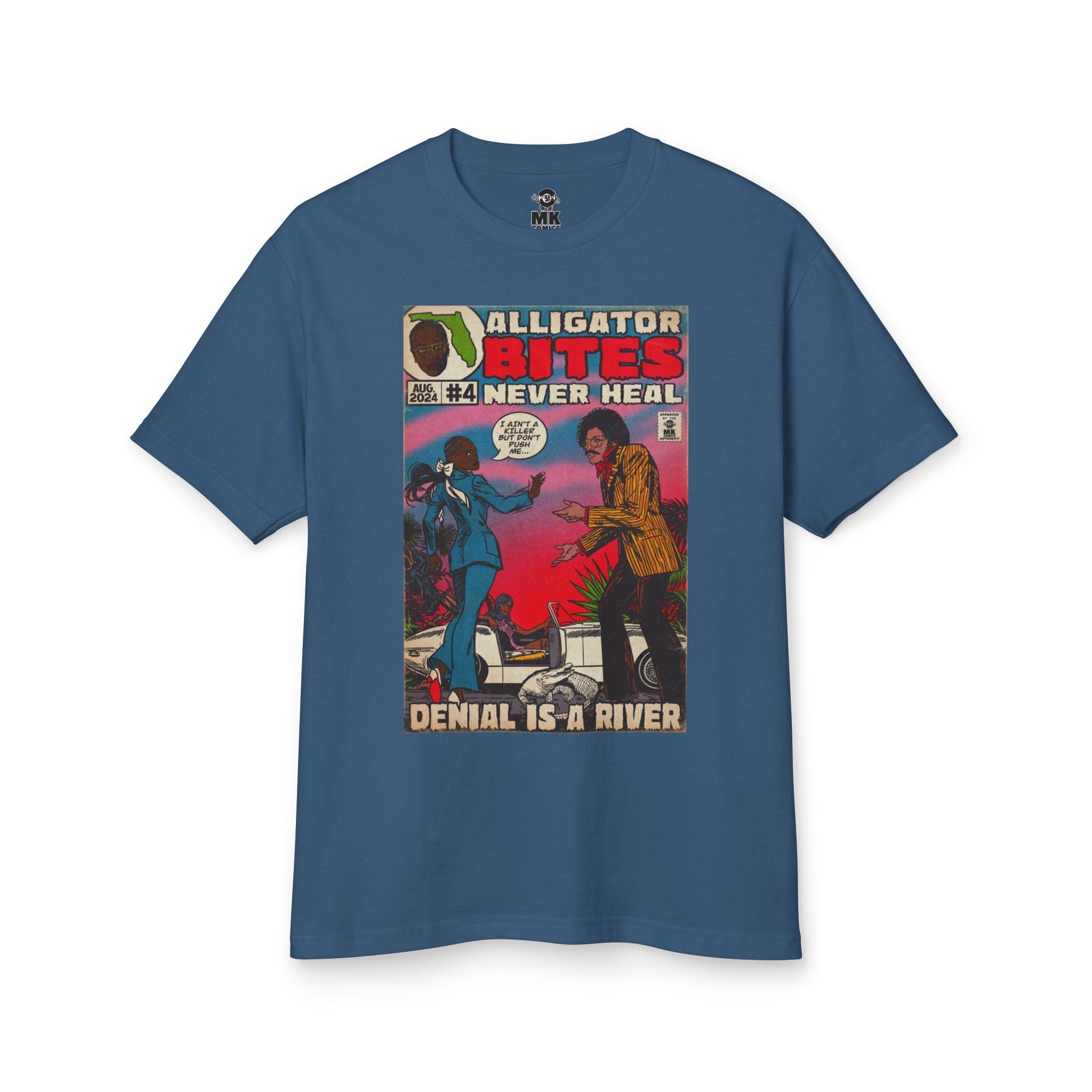 Denial Unisex Garment-Dyed Heavyweight Cotton Tee Hoodie, Sweatshirt | CiraTrend.com (Image 4)