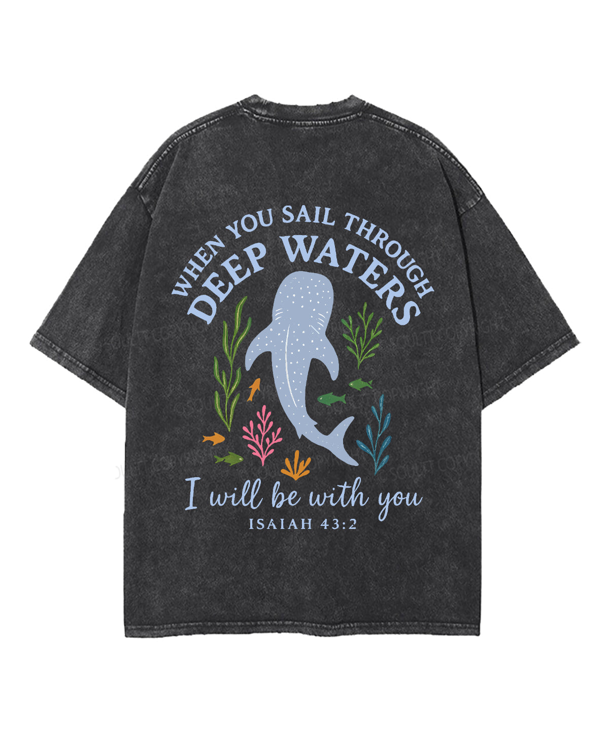 I Will Be With You Double Sided Unisex Washed Christian T-shirt Style025 Hoodie, Sweatshirt | CiraTrend.com (Image 5)