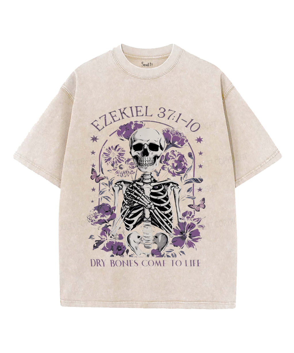 Dry Bones Come To Life Unisex Washed Christian T-shirt Style013 Hoodie, Sweatshirt | CiraTrend.com (Image 4)
