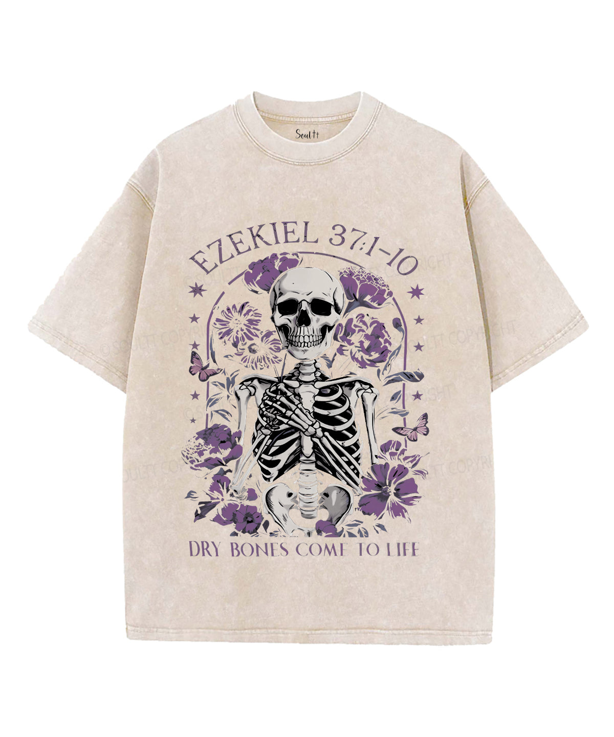 Dry Bones Come To Life Unisex Washed Christian T-shirt Style013 Hoodie, Sweatshirt | CiraTrend.com (Image 4)