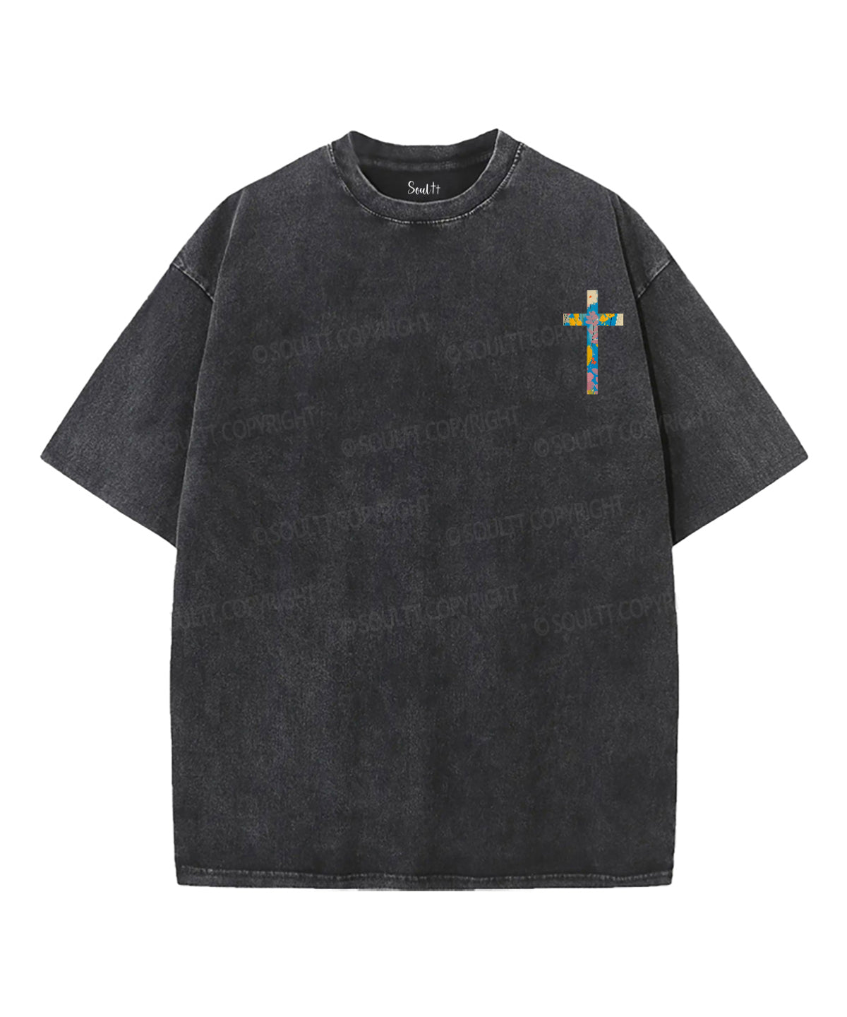His Mercies Are New Every Morning Double Sided Unisex Washed Christian T-shirt Style001 Hoodie, Sweatshirt (Image 4)