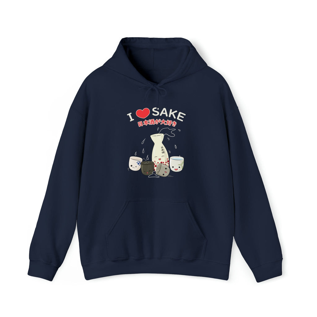 I Love Sake Unisex Hoodie T-Shirts, Sweatshirt | CiraTrend.com (Image 4)