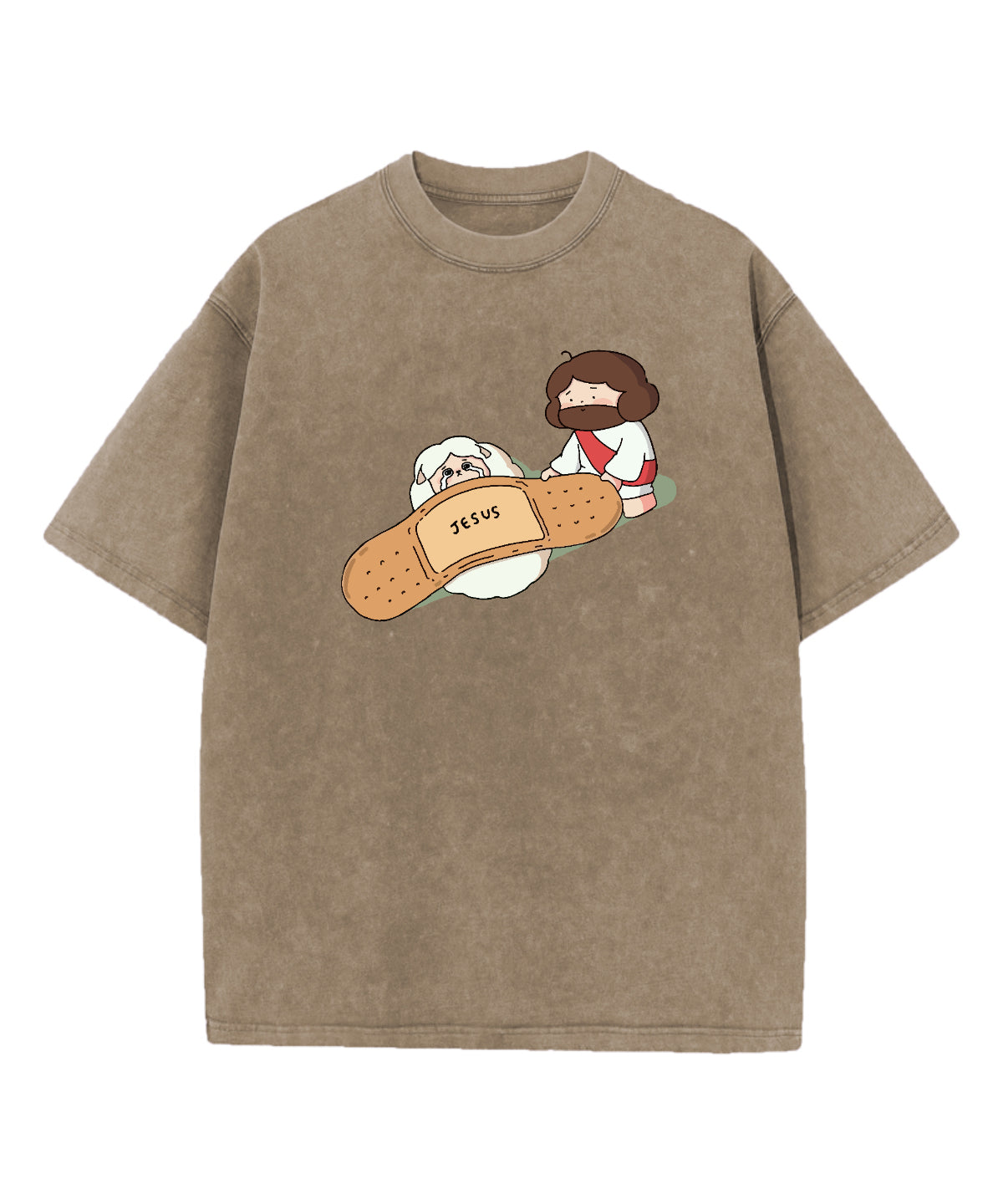 Jesus Heals Washed Christian T-shirt Hoodie, Sweatshirt | CiraTrend.com (Image 5)