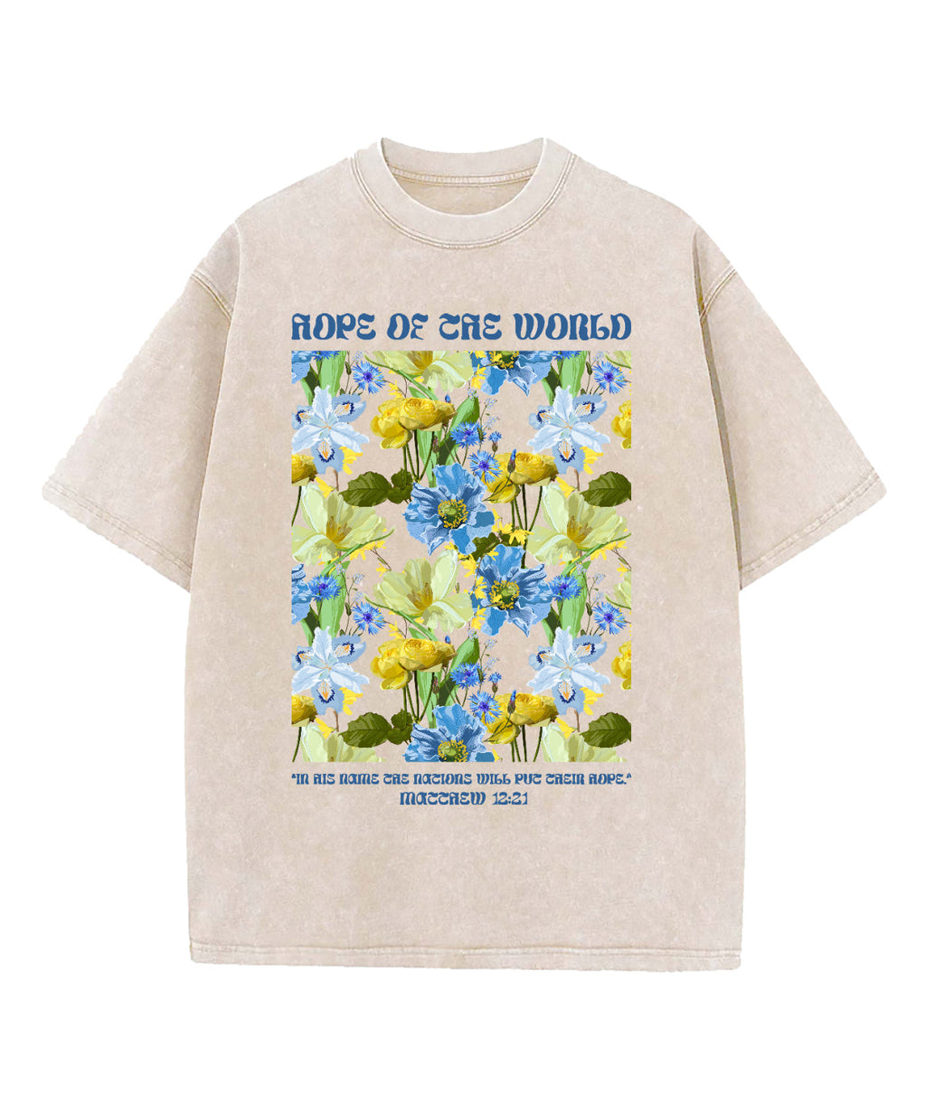 Hope World Washed Christian T-Shirts, Hoodie, Sweatshirt