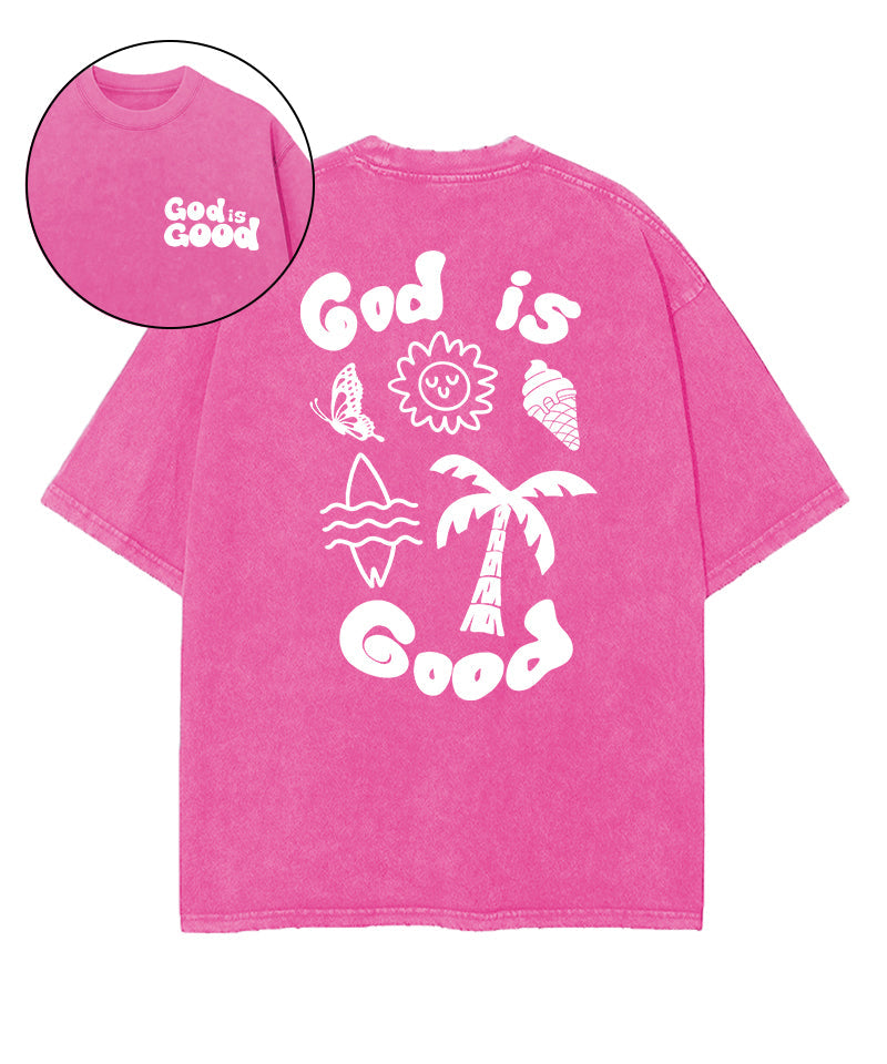 God Is Good Double Sided Washed Christian Style001 T-Shirts, Hoodie, Sweatshirt