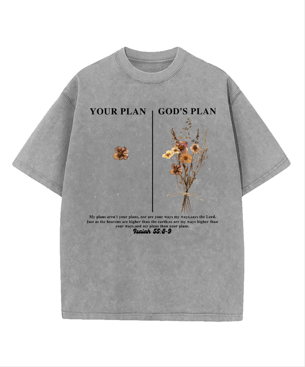 God'S Plan Washed Christian T-Shirts, Hoodie, Sweatshirt