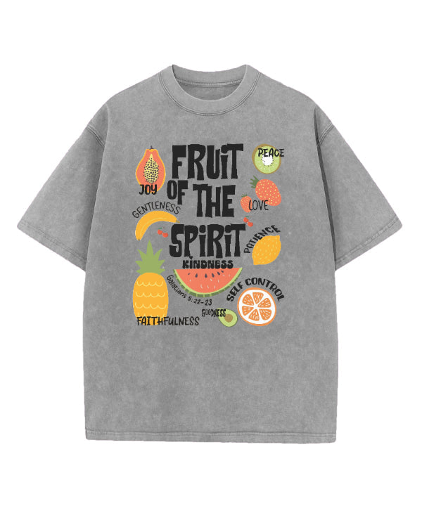 Fruit of the Spirit Washed Christian T-shirt Style001 Hoodie, Sweatshirt | CiraTrend.com (Image 3)