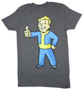 Fallout Mens T-Shirt - Standing Thumbs Up Pip Boy Image Hoodie, Sweatshirt | CiraTrend.com