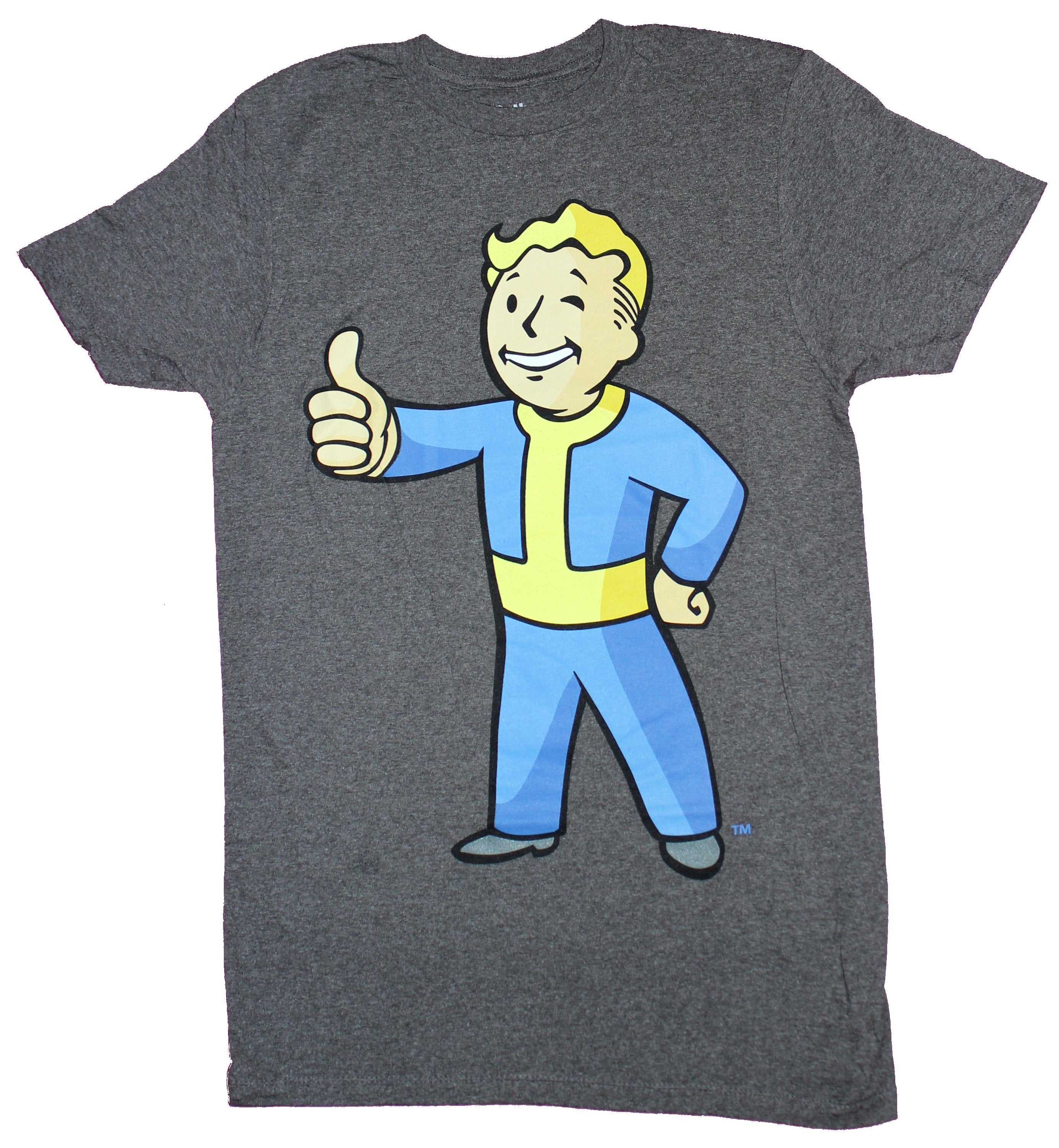 Fallout Mens T-Shirt - Standing Thumbs Up Pip Boy Image Hoodie, Sweatshirt | CiraTrend.com
