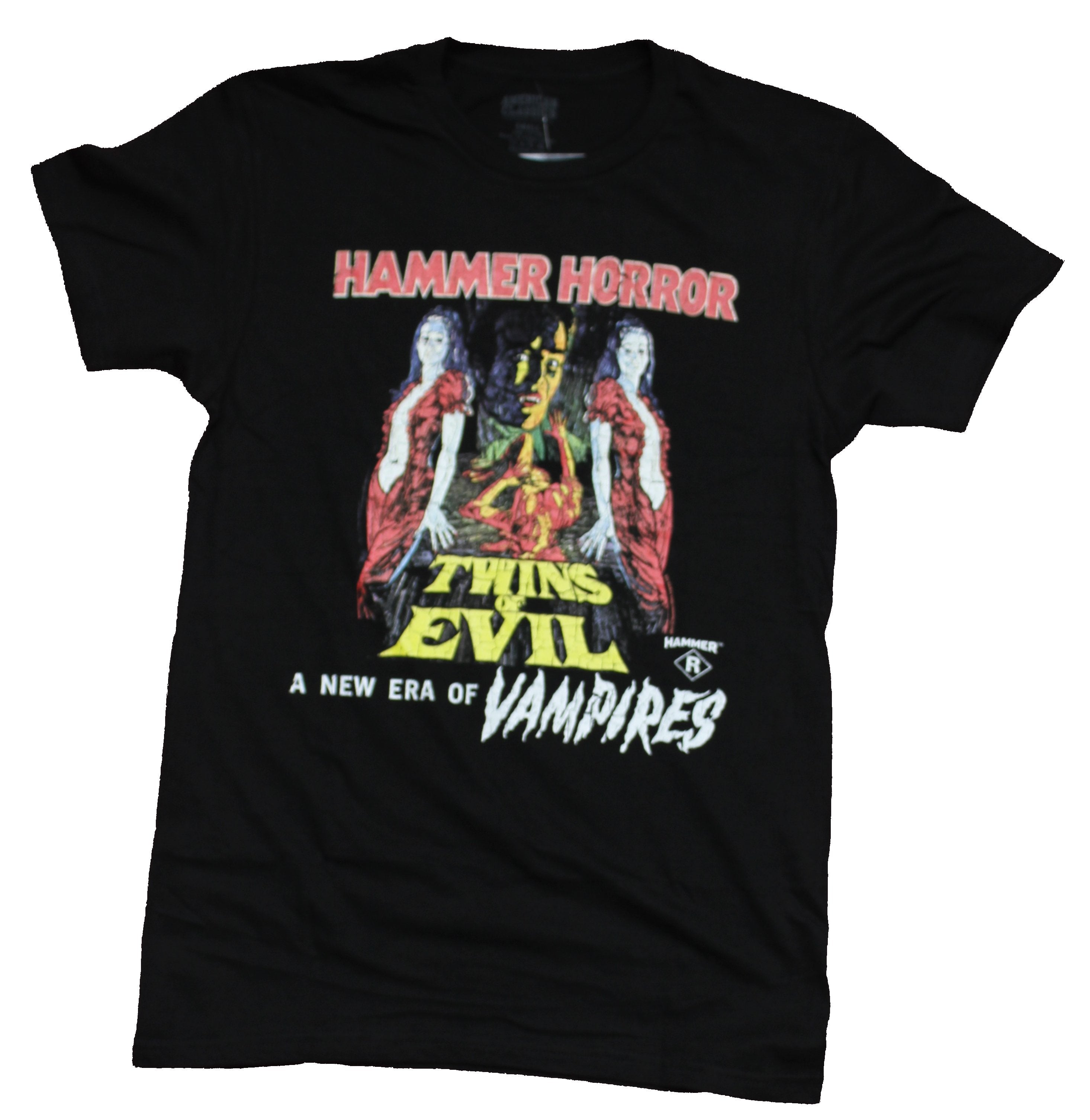 Twins of Evil Mens T-Shirt - New Era of Vampires Classic Hammer Horror Poster Hoodie, Sweatshirt | CiraTrend.com