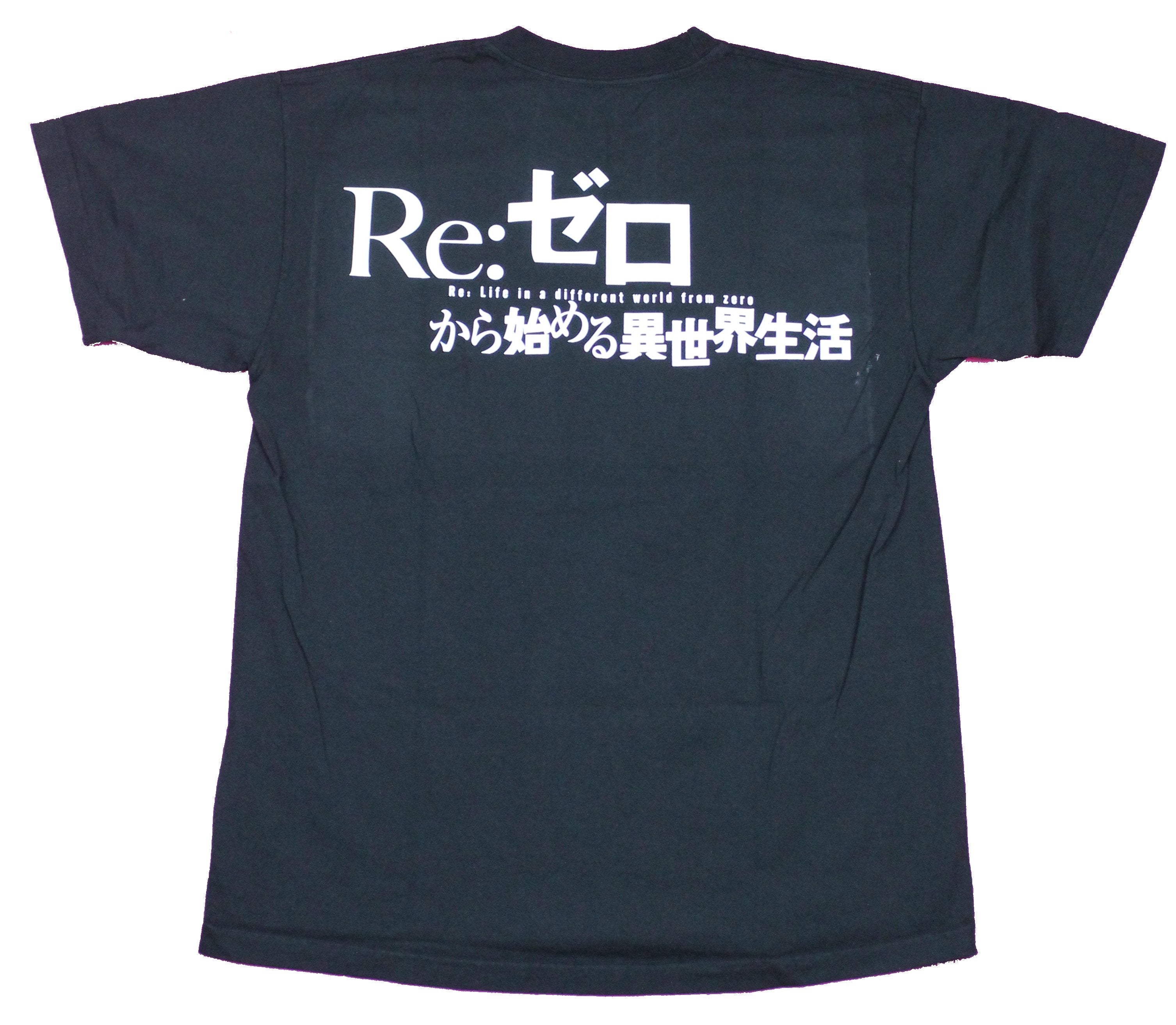 RE Zero Mens T-Shirt  - Rem & Ram Provocative Front Logo Back Hoodie, Sweatshirt | CiraTrend.com (Image 2)