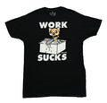 Aggretsuko Mens T-Shirt - Work Sucks Broken Copier Hoodie, Sweatshirt | CiraTrend.com