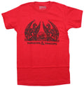 Dungeons & Dragons Mens T-Shirt -  Dragons on Either Side of D20 Hoodie, Sweatshirt | CiraTrend.com