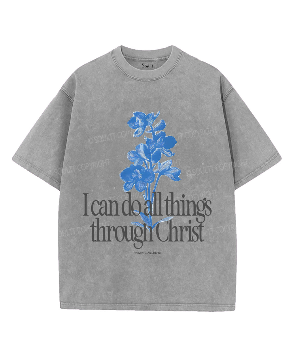 I Can Do All Things Unisex Washed Christian T-shirt Style002 Hoodie, Sweatshirt | CiraTrend.com (Image 3)