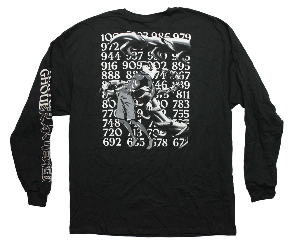 Tokyo Ghoul Long Sleeve What'S 1000 Minus 7 Number Sequence Back T-Shirts, Hoodie, Sweatshirt