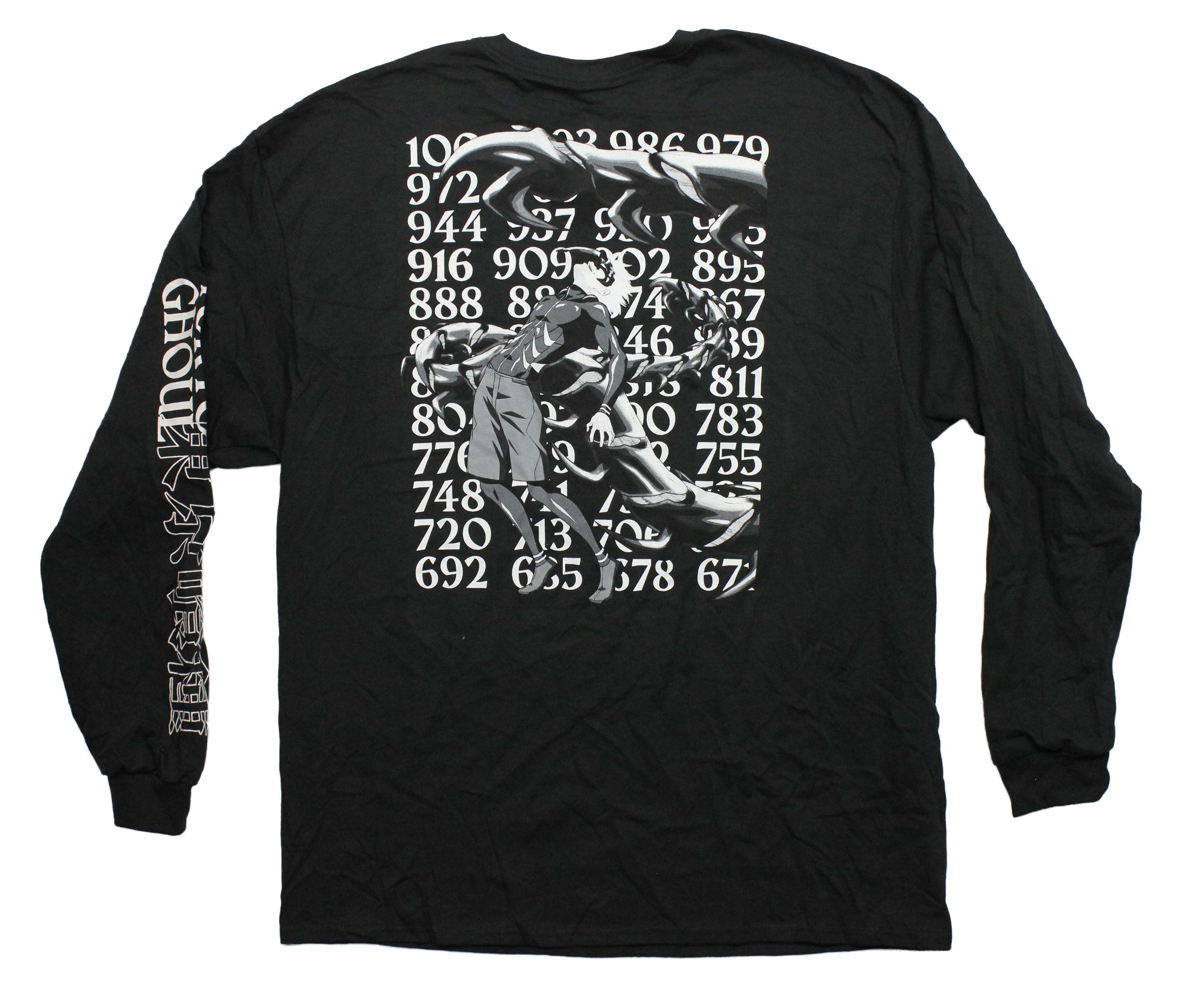 Tokyo Ghoul Long Sleeve What'S 1000 Minus 7 Number Sequence Back T-Shirts, Hoodie, Sweatshirt