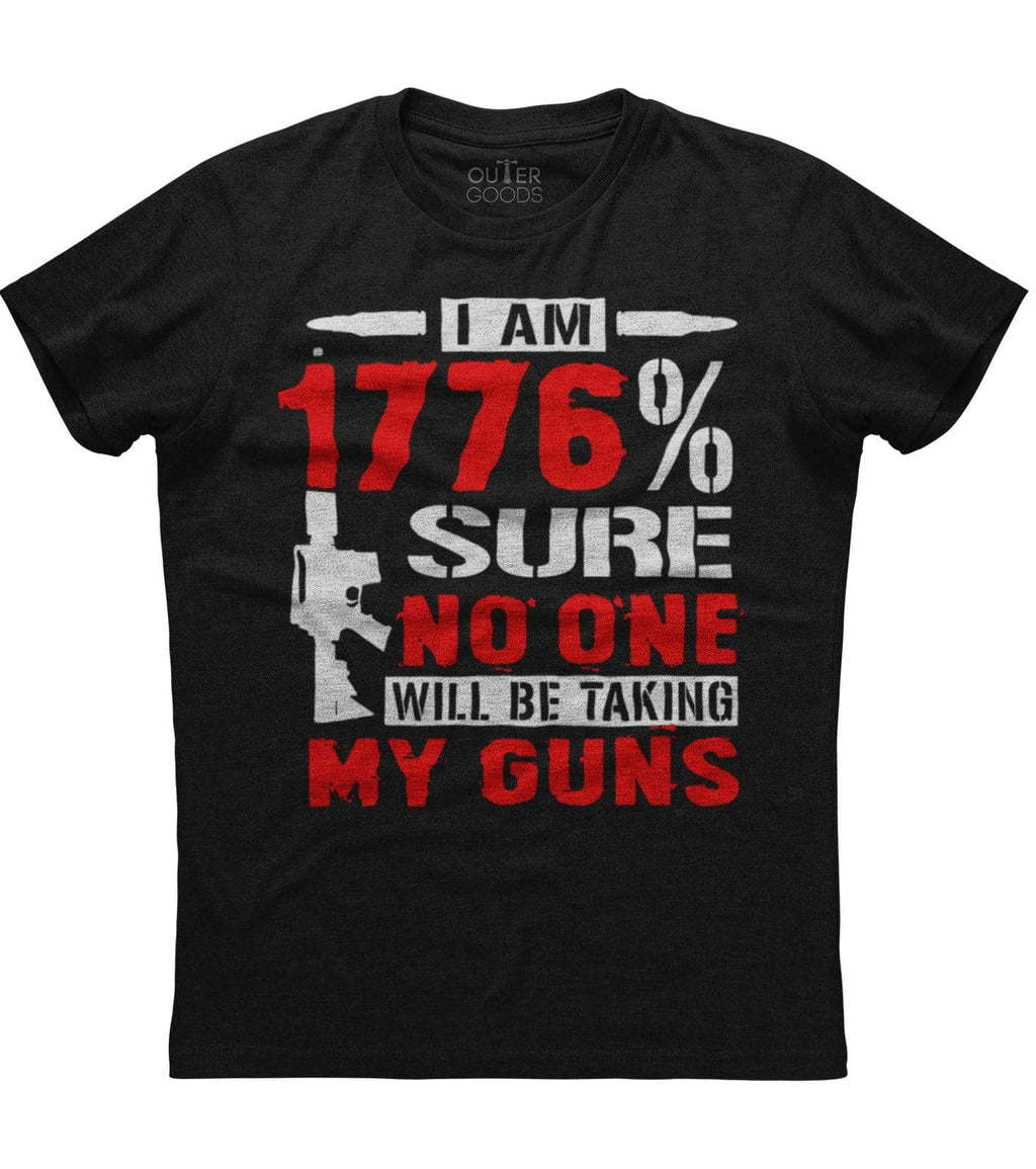 1776 No One Will Take My Guns T-Shirt (O)