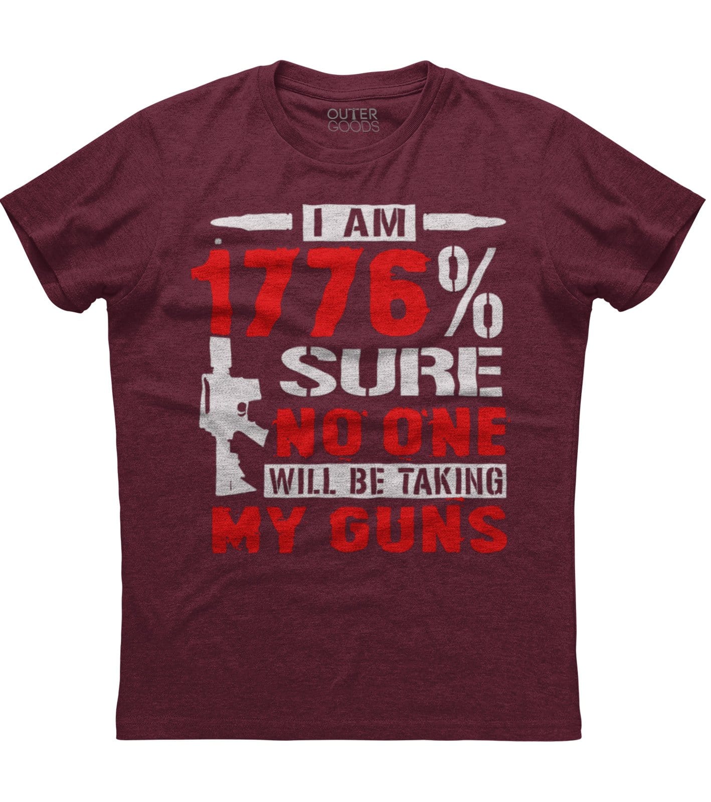 1776 No One Will Take My Guns T-Shirt (O)