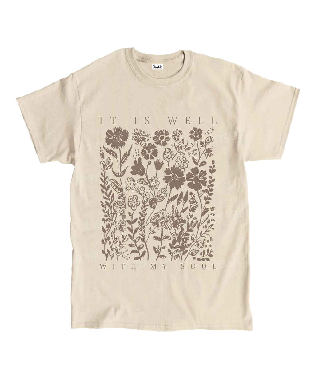 Is Well My Soul Cotton Christian Style005 T-Shirts, Hoodie, Sweatshirt