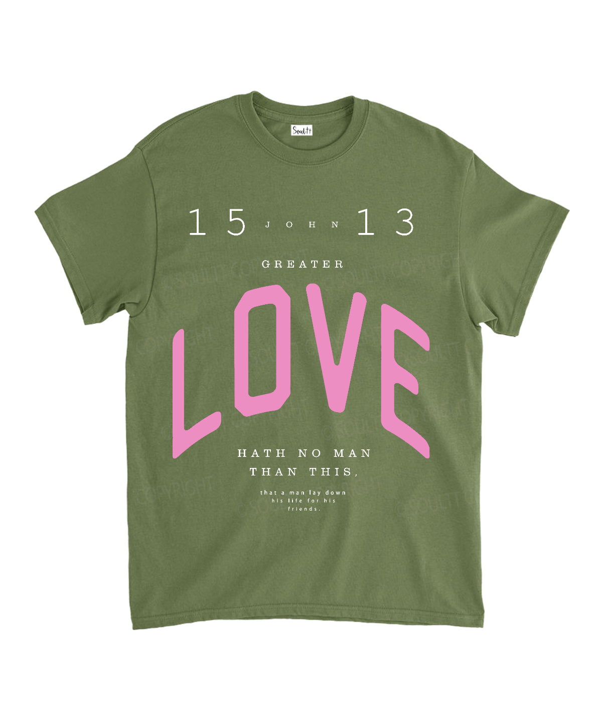 Greater Love Unisex Cotton Christian T-Shirt Hoodie, Sweatshirt | CiraTrend.com (Image 5)