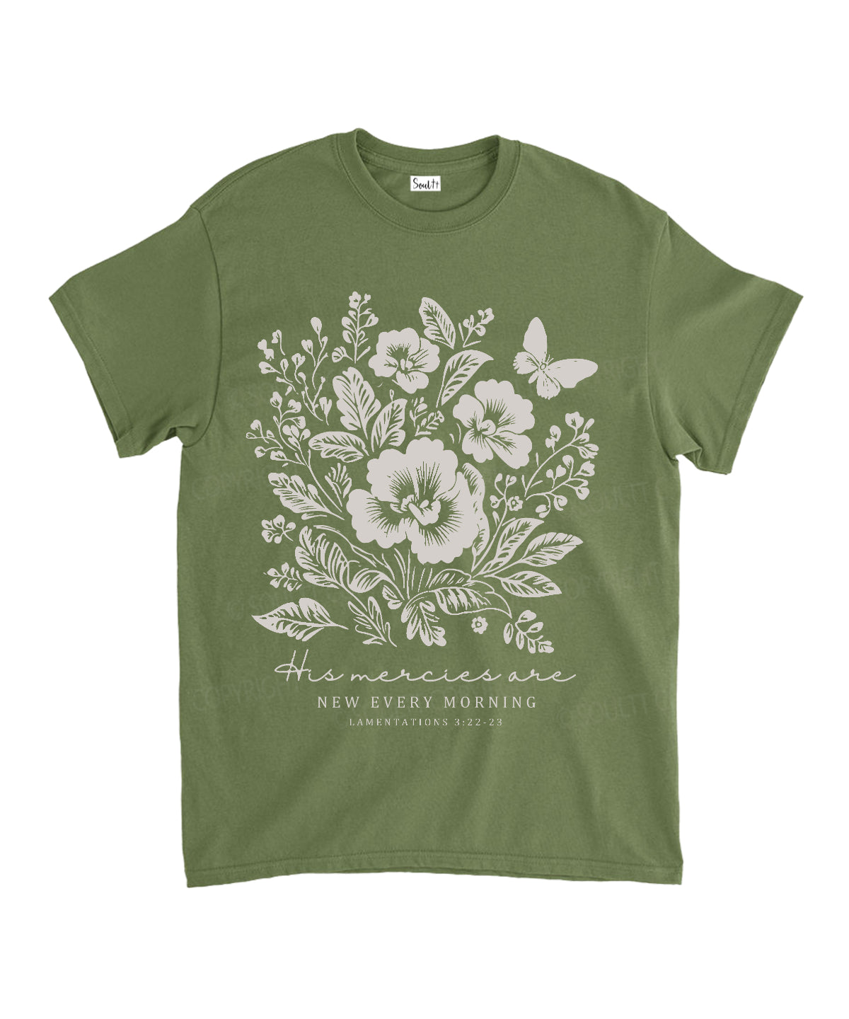 His Mercies Are New Every Morning Unisex Cotton Christian T-Shirt Hoodie, Sweatshirt | CiraTrend.com (Image 5)