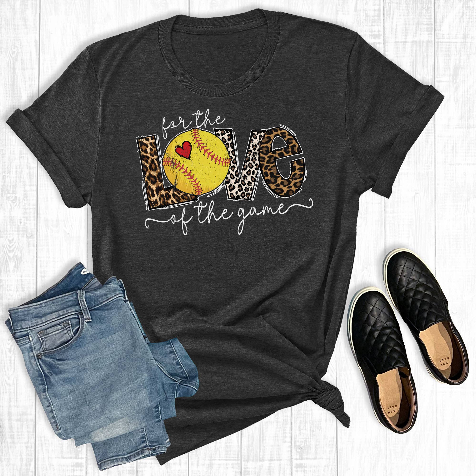 For the Love of the Game Softball Graphic Tee