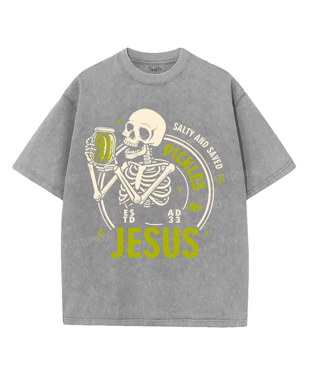 Salty And Saved Unisex Washed Christian T-shirt Style001 Hoodie, Sweatshirt | CiraTrend.com (Image 5)
