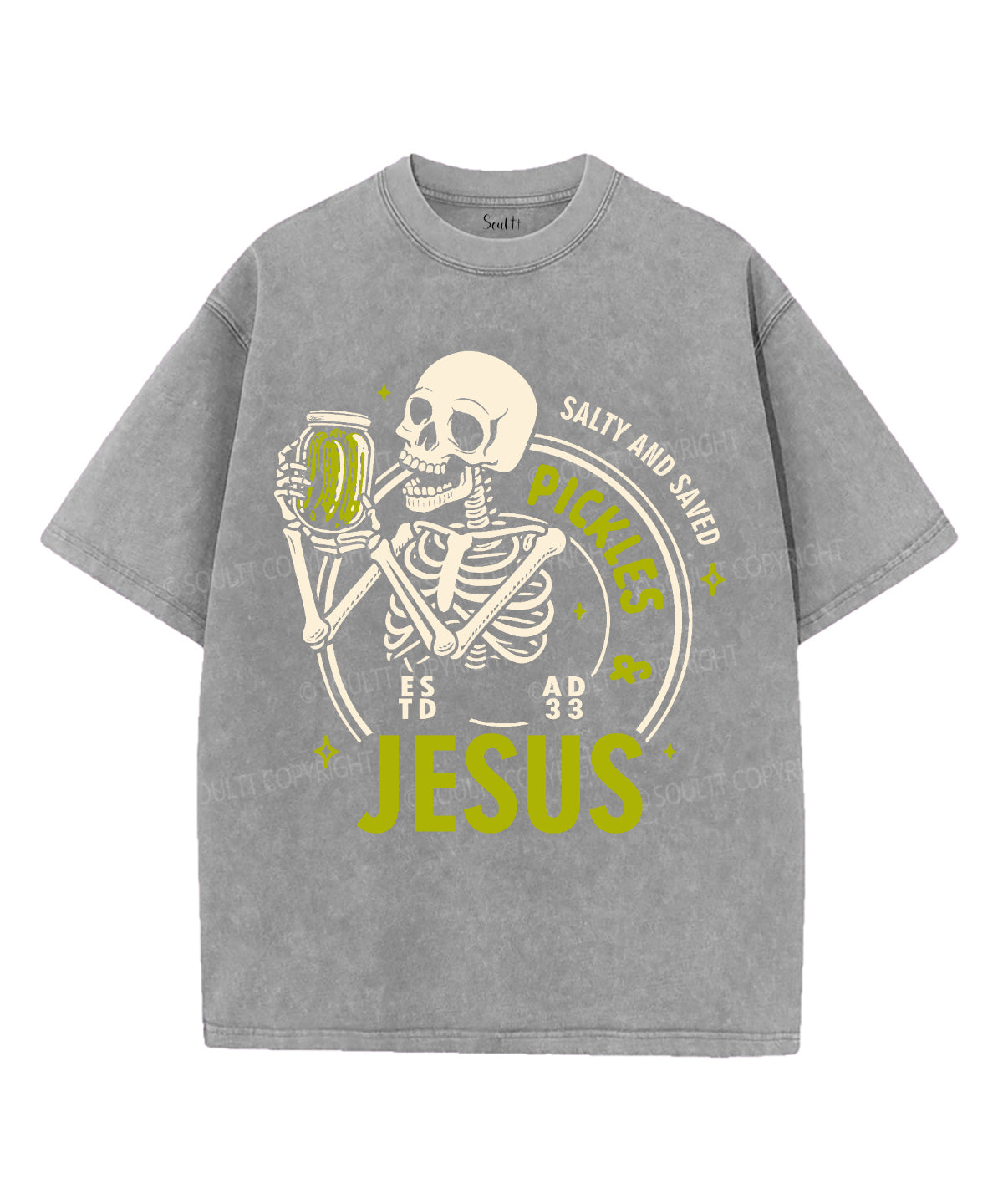 Salty And Saved Unisex Washed Christian T-shirt Style001 Hoodie, Sweatshirt | CiraTrend.com (Image 5)