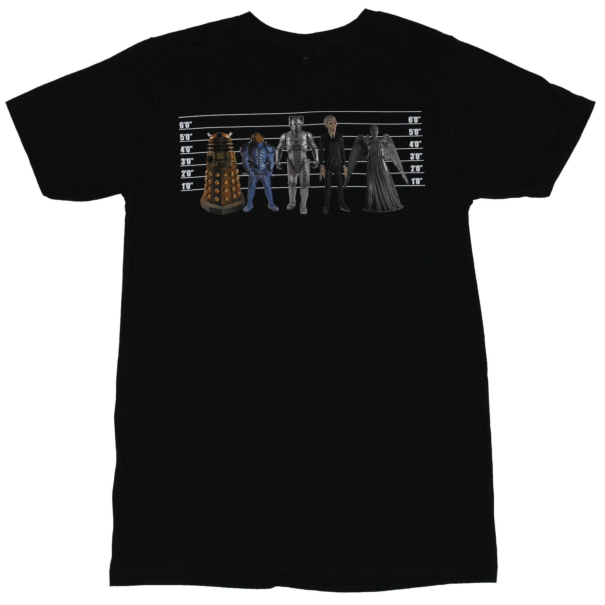 Doctor Who Mens T-Shirt - Villains Enemies Police Line Up Image Hoodie, Sweatshirt | CiraTrend.com